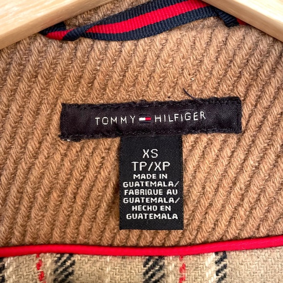 Tommy Hilfiger Women’s Camel Bottom Down Pea Coat - Picture 7 of 8